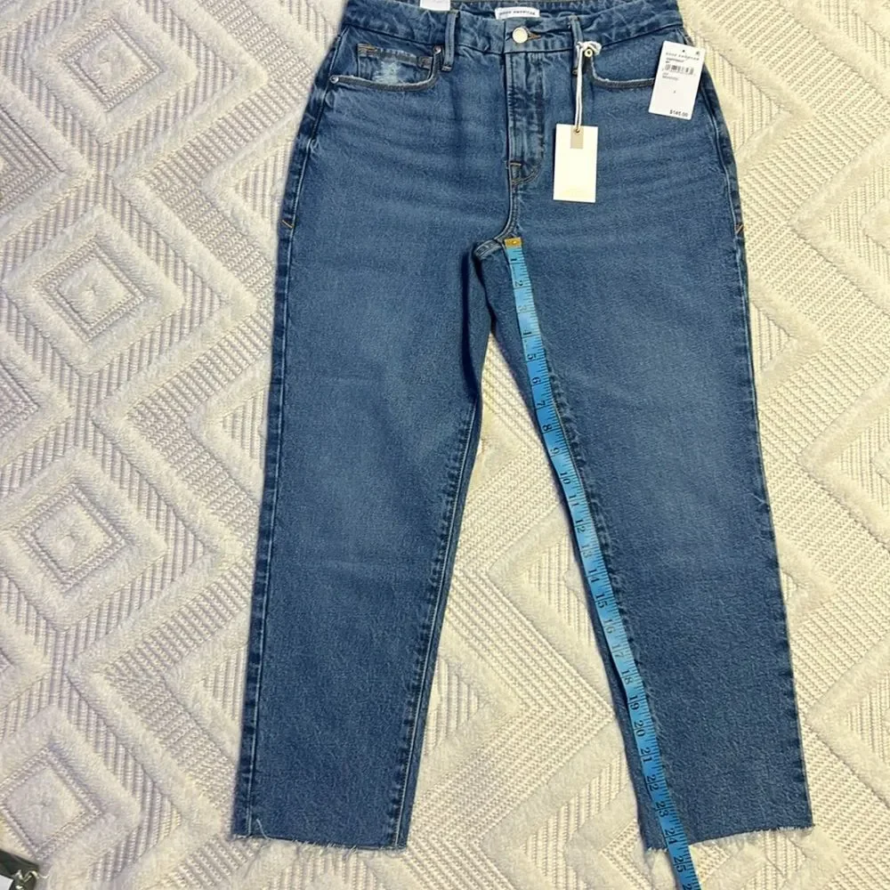 GOOD AMERICAN - Raw Hem Jean